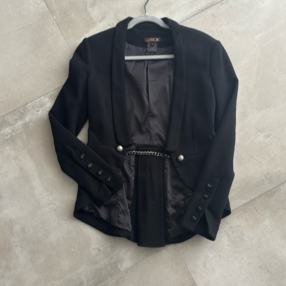 LaRok Gwen Stefani line of clothing tuxedo like jacket